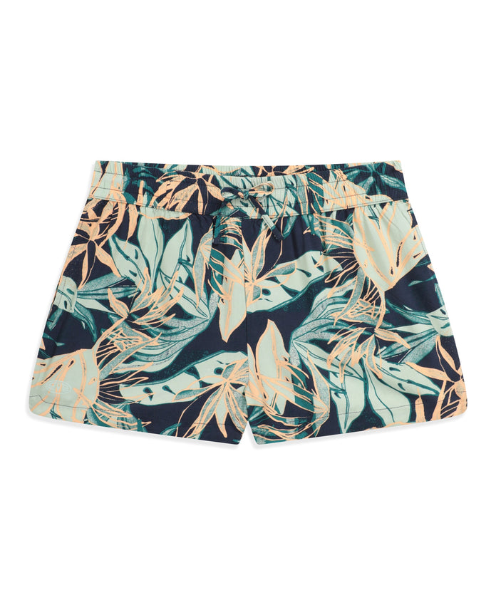 Sand-Dune Recycled Womens Printed Shorts - Navy