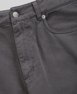Oscar Mens Organic 5 Pocket Trousers - Charcoal