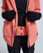 Tignes Womens Snow Jacket - Coral