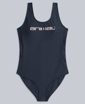 Zaley Womens Core Swimsuit - Navy