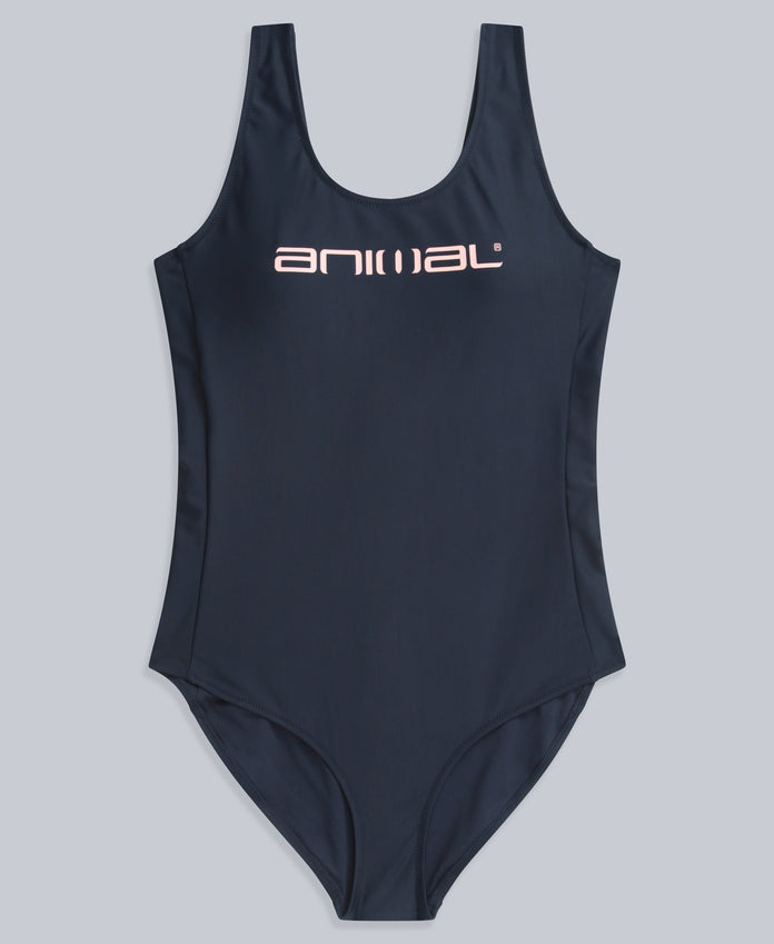 Zaley Womens Core Swimsuit - Navy