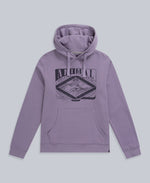 River Front Graphic Print Mens Organic Hoodie - Lilac
