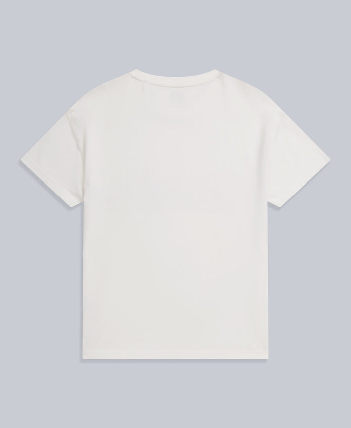Stripe Phoenix Womens Organic T-Shirt - White