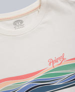 Stripe Phoenix Womens Organic T-Shirt - White