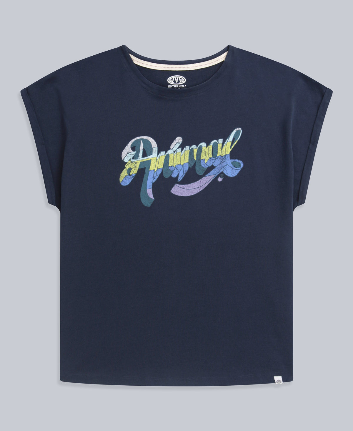 Holly Womens Script T-Shirt - Navy