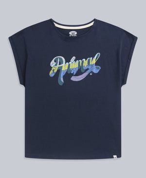 Holly Womens Script T-Shirt - Navy