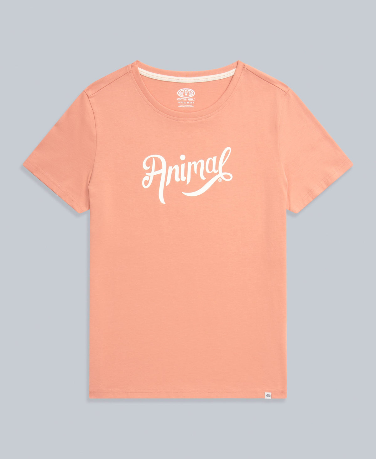 Marina Womens Script Logo T-Shirt - Coral