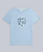 Carina Womens Organic T-Shirt - Pale Blue